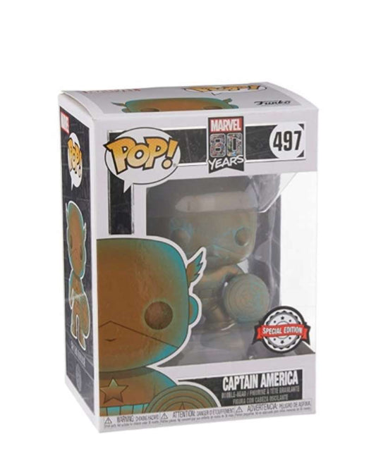 Funko Pop Marvel " Captain America (Patina) [Target] "