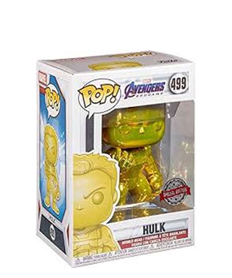 Funko Pop Marvel " Hulk (Yellow Chrome) (Metallic) "