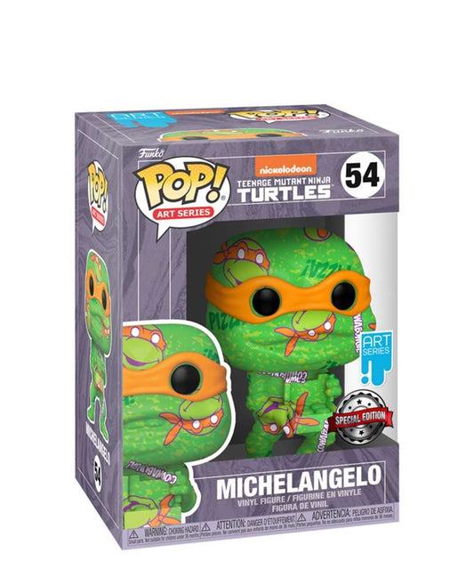 Funko Pop Ninja Turtles " Michelangelo (Art Series) "