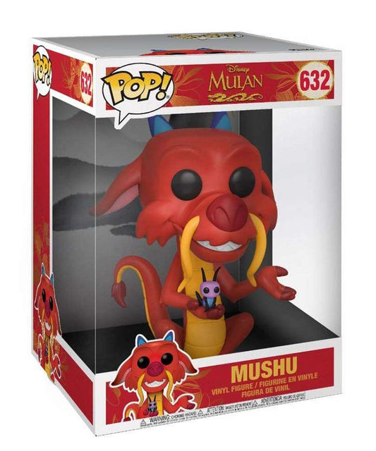 Funko Pop Disney  " Mushu (with Cricket) (10-Inch) "