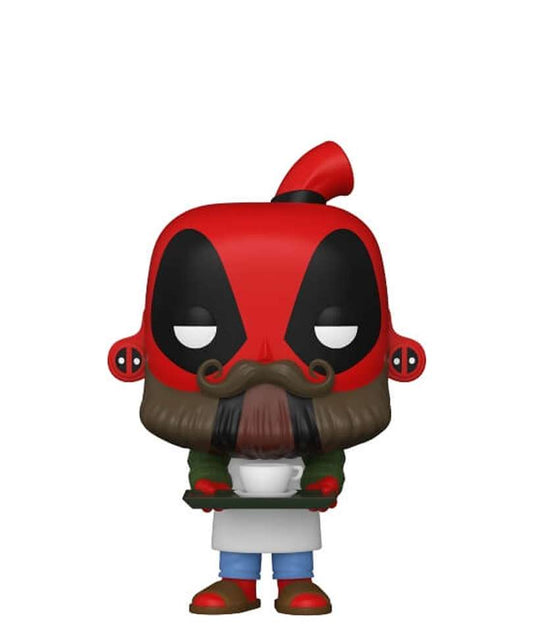 Funko Pop Marvel " Barista Deadpool "