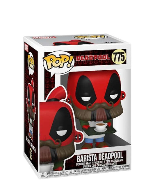 Funko Pop Marvel " Barista Deadpool "