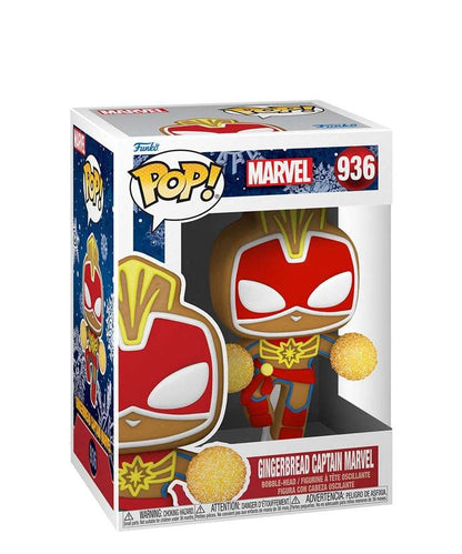 Funko Pop Marvel " Gingerbread Captain Marvel "