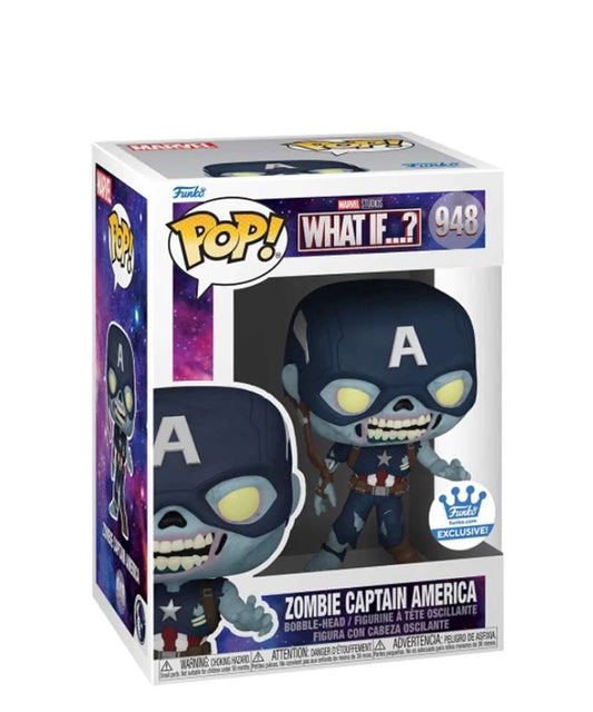 Funko Pop Marvel " Zombie Captain America "