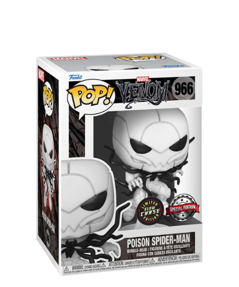 Funko Pop Marvel "Poison Spider-Man (Glow in the Dark) Chase"