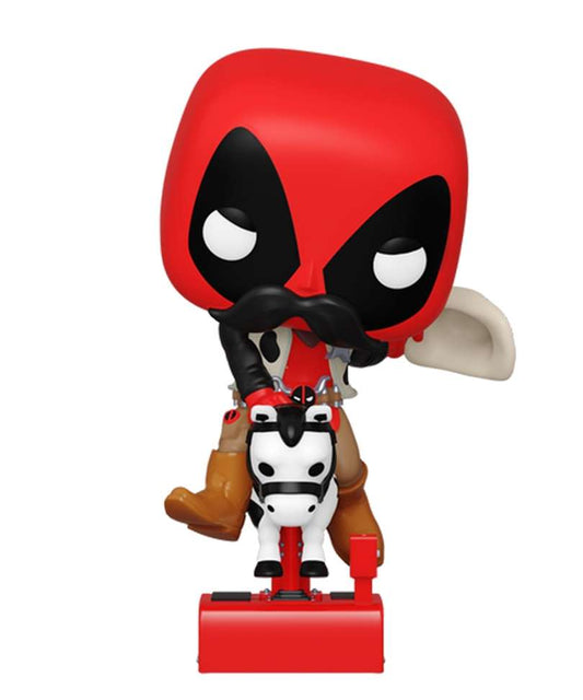 Funko Pop Marvel " Sheriff Deadpool Riding Horsey (Funko Shop Exclusive) "