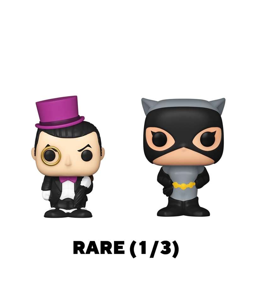 Funko Bitty Pop " Batman (Classic 1966 TV) / The Riddler (Classic 1966 TV) / Batgirl (Classic 1966 TV) / Mystery Bitty (4-Pack) "