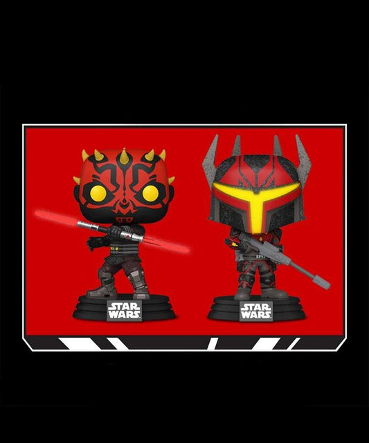 Funko Pop Star Wars " Darth Maul / Gar Saxon (Glow in the Dark) (2-Pack) "