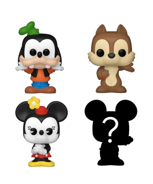 Funko Bitty Pop "Goofy / Chip / Minnie Mouse / Mystery Bitty (4-Pack) "