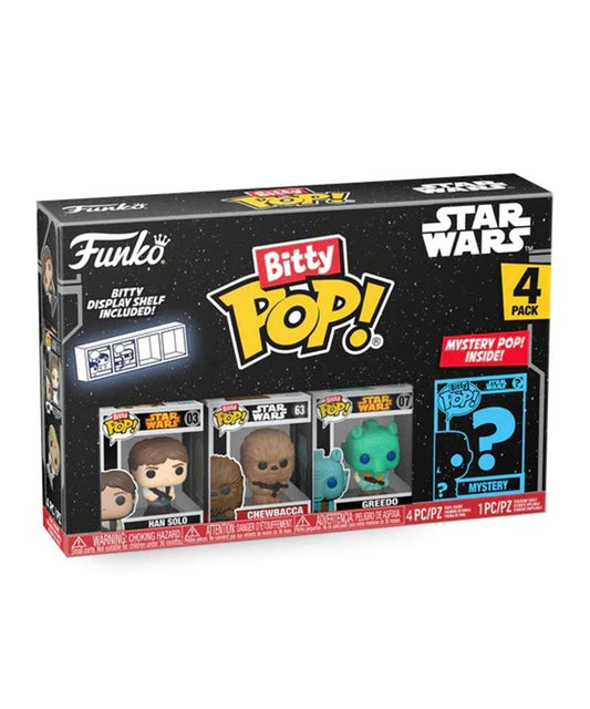 Funko Bitty Pop " Luke Skywalker / Obi-Wan Kenobi / Jawa / Mystery Bitty (4-Pack) "