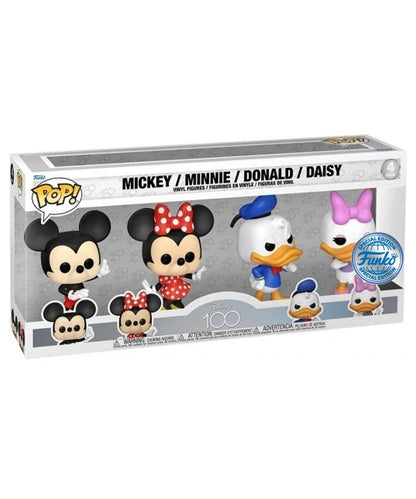 Funko Pop Disney  " Mickey / Minnie / Donald / Daisy (4-Pack) "