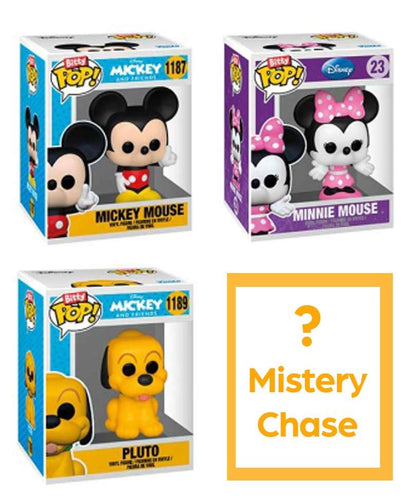 Funko Bitty Pop " Mickey Mouse / Minnie Mouse / Pluto / Mystery Bitty (4-Pack) "