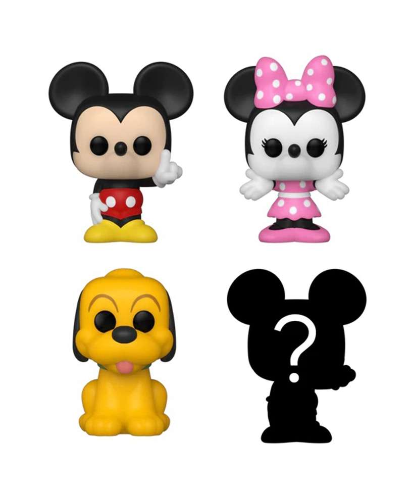 Funko Bitty Pop " Mickey Mouse / Minnie Mouse / Pluto / Mystery Bitty (4-Pack) "