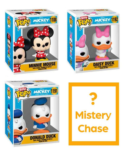 Funko Bitty Pop "Minnie Mouse / Daisy Duck / Donald Duck / Mystery Bitty (4-Pack) "