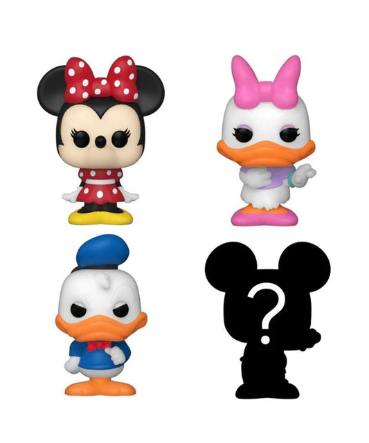 Funko Bitty Pop "Minnie Mouse / Daisy Duck / Donald Duck / Mystery Bitty (4-Pack) "