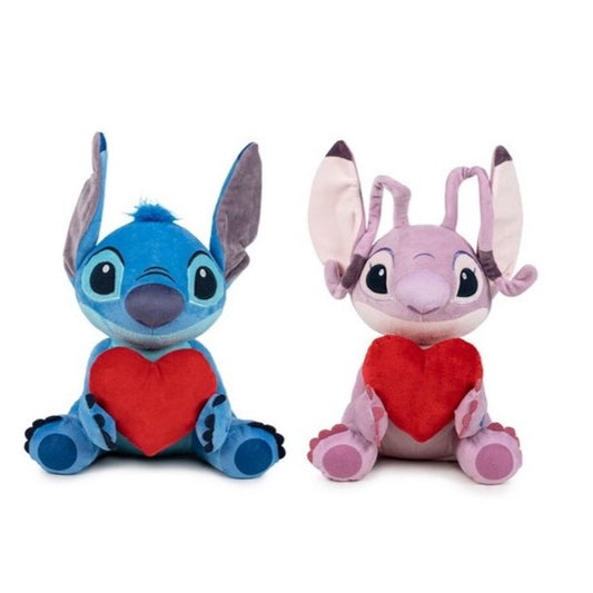 Peluche Disney  " Lilo & Stitch " LOVE CON CUORE e Suono cm 35