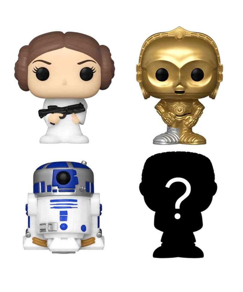 Funko Bitty Pop "Princess Leia / C-3PO / R2-D2 / Mystery Bitty (4-Pack)"