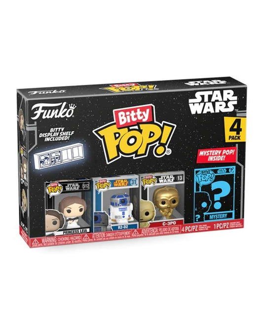 Funko Bitty Pop " Luke Skywalker / Obi-Wan Kenobi / Jawa / Mystery Bitty (4-Pack) "