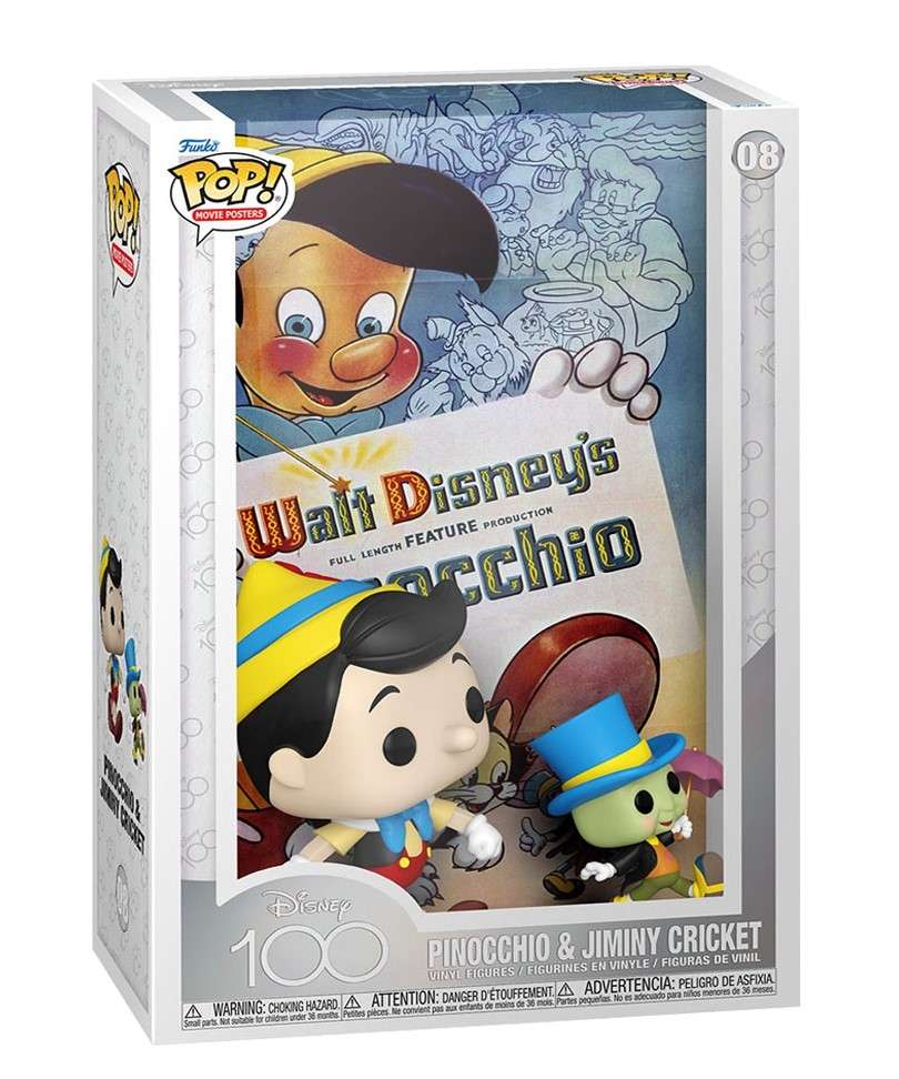 Funko Pop Disney  " Pinocchio & Jiminy Cricket "