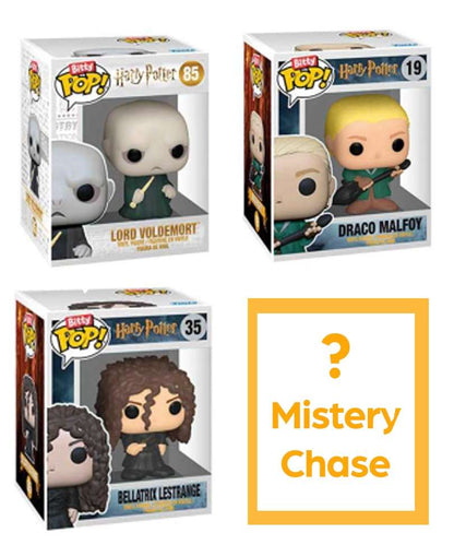 Funko Bitty Pop "Voldemort / Draco Malfoy / Bellatrix Lestrange / Mystery Bitty (4-Pack)"